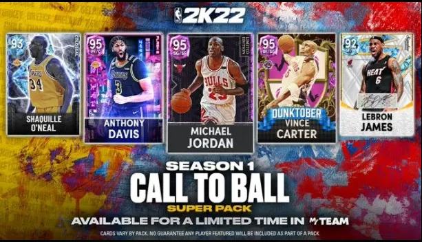 NBA 2K22- Season 1 Call To Ball Super Pack Is Available in MYTEAM